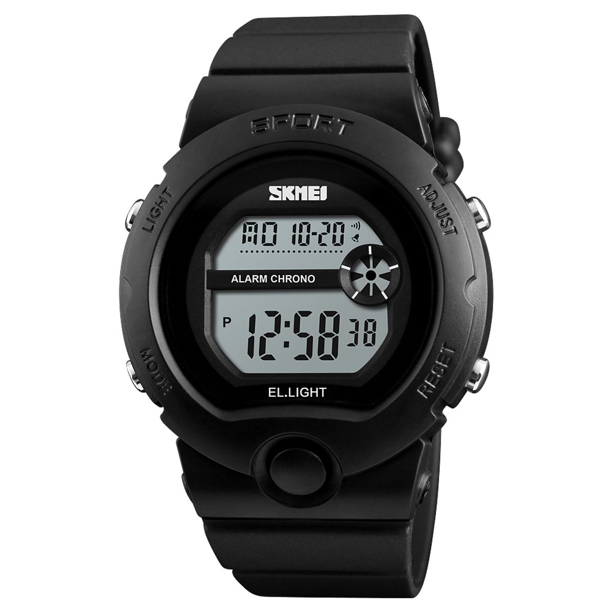 SKMEI - Reloj Skmei 1334 Negro Digital Silicona para dama