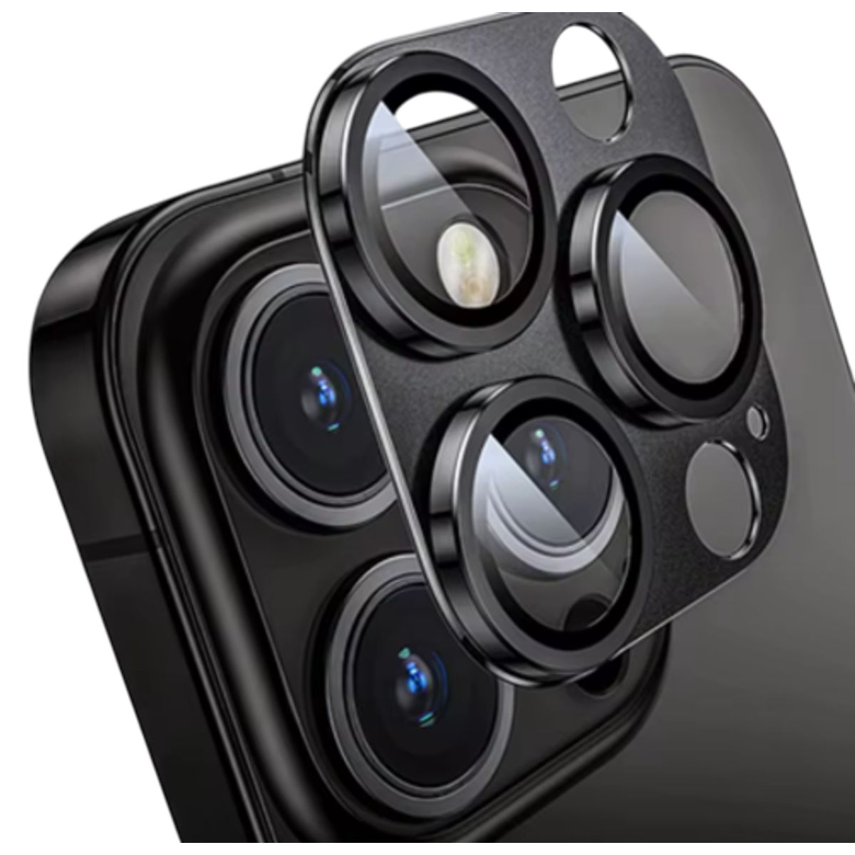 GENERICO - Protector de Cámara para Iphone 13 pro Metalico