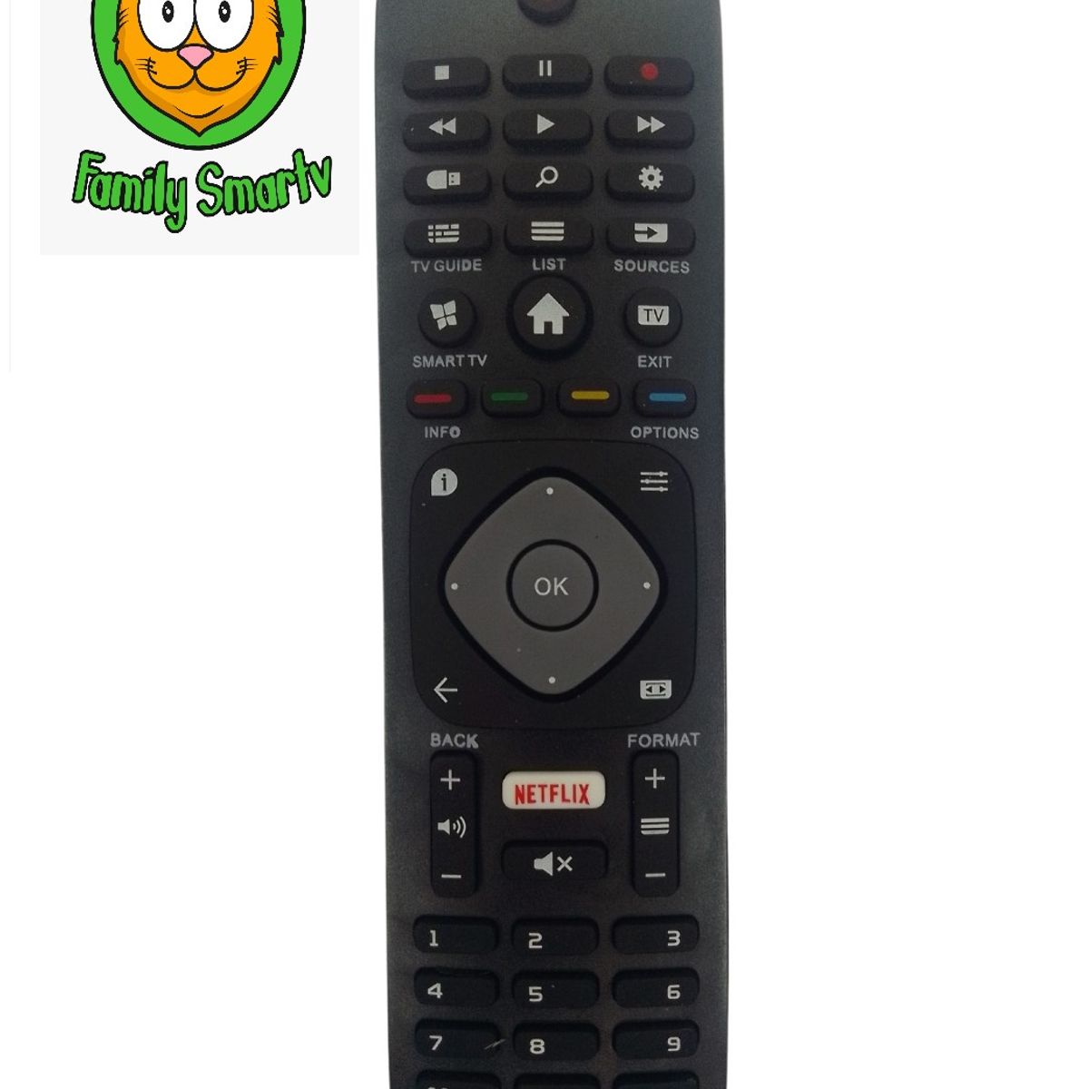 GENERICO - Control Remoto para philips Smartv Clasico