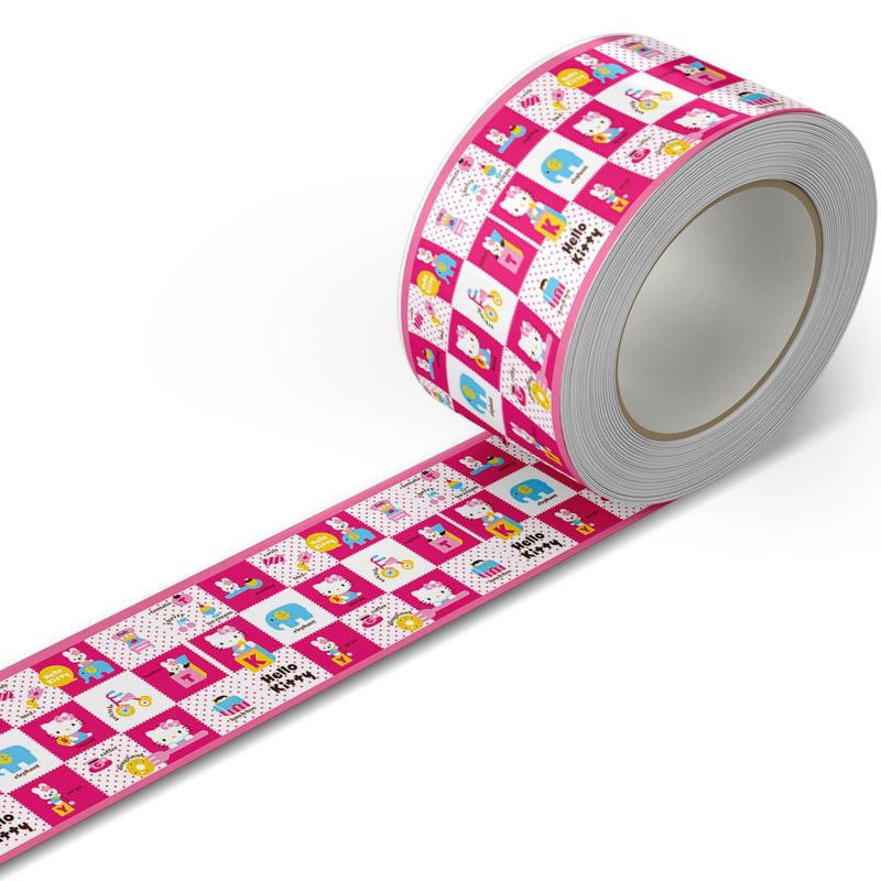 GENERICO - 5.9 mts de Cenefa Infantil autoadhesivo decorativo Niña Kitty