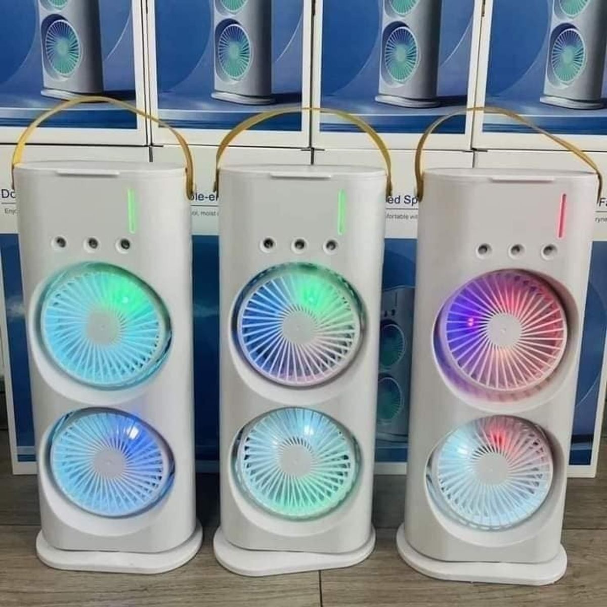 GENERICO - VENTILADOR CON HUMIFICADOR 5 EN 1