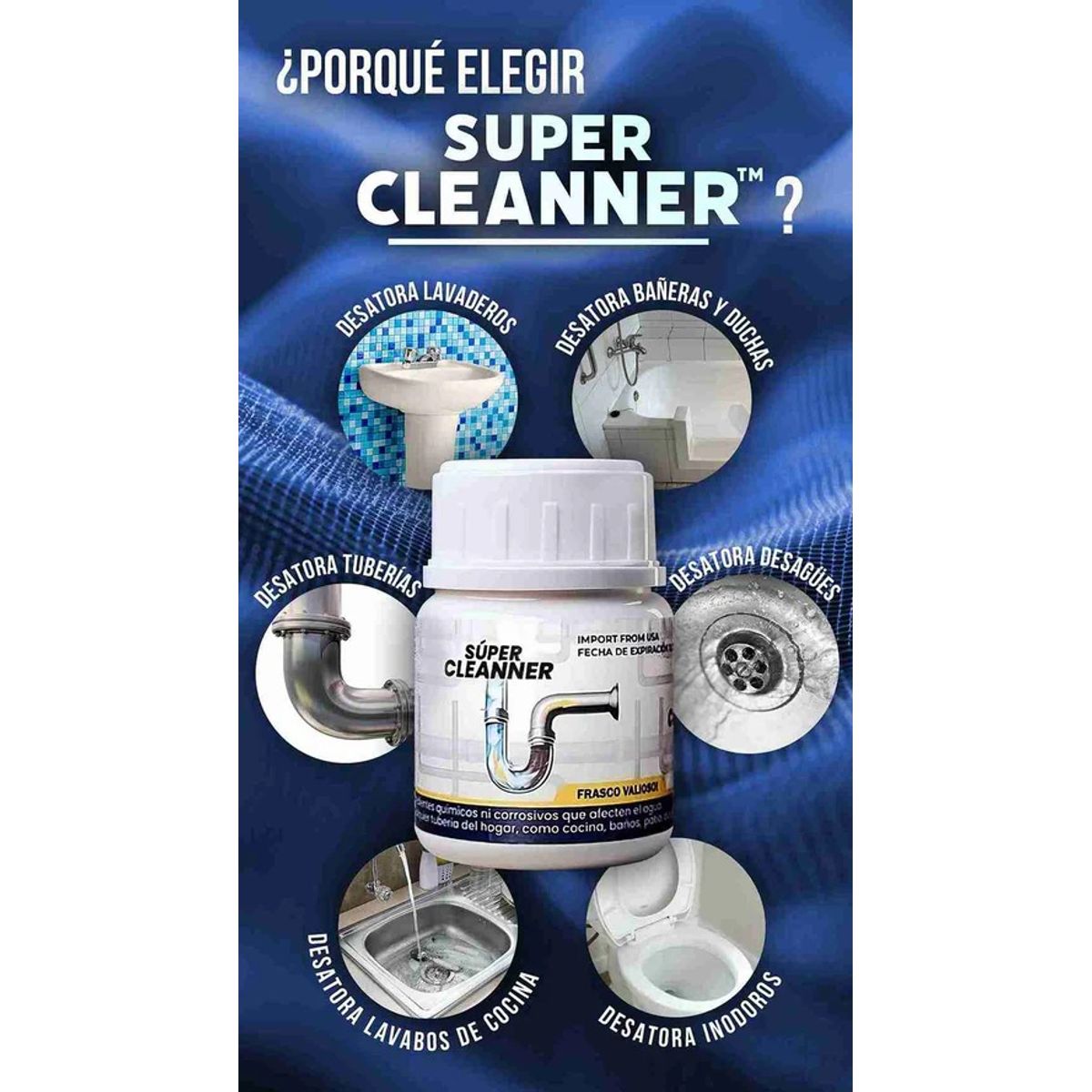 GENERICO - DESATORADOR DE TUBERIAS EN POLVO