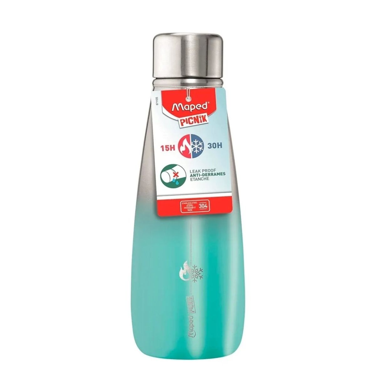 MAPED - Termo Botella 500ml Turquesa
