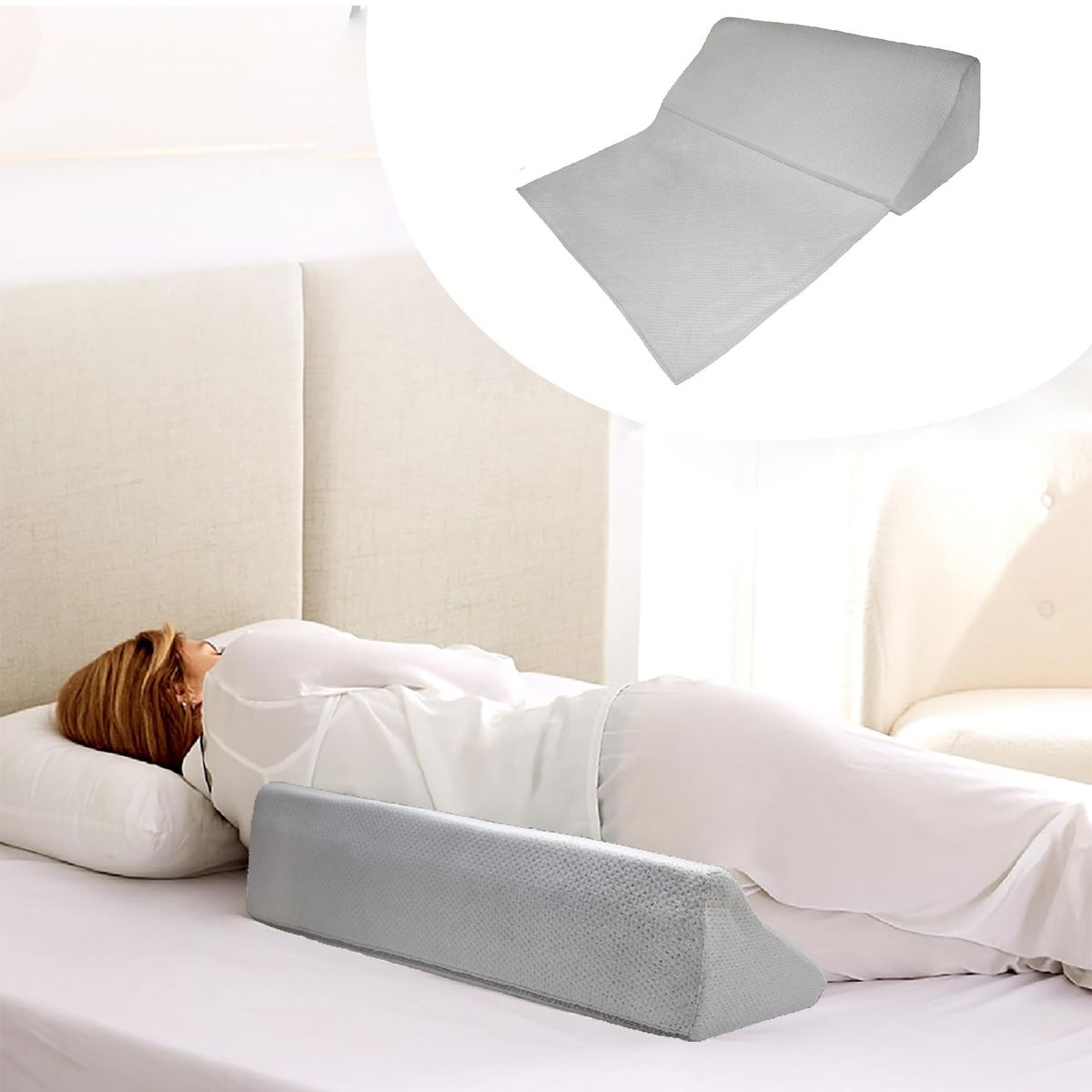 TERAFLEX - ALMOHADA COJIN MEMORY FOAM PARA DORMIR DE LADO TERAFLEX