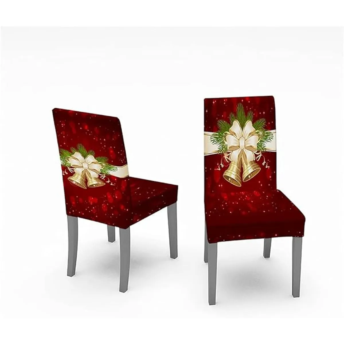 GENERICO - Funda Navideña Para Silla Pack x8