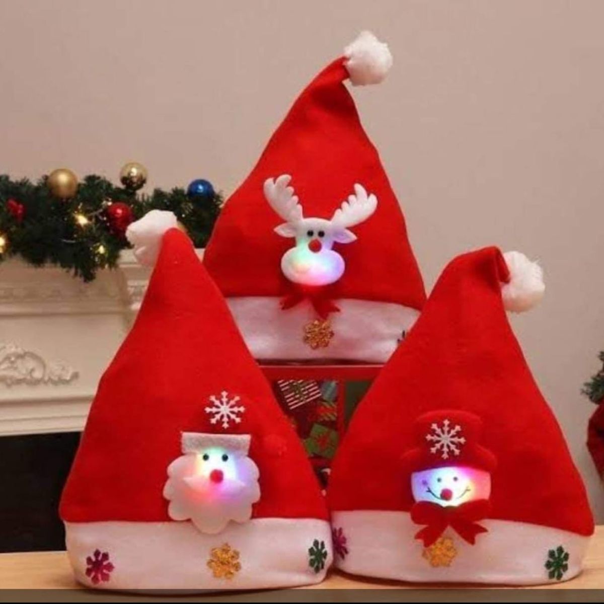 GENERICO - Gorro Navideño con Luces