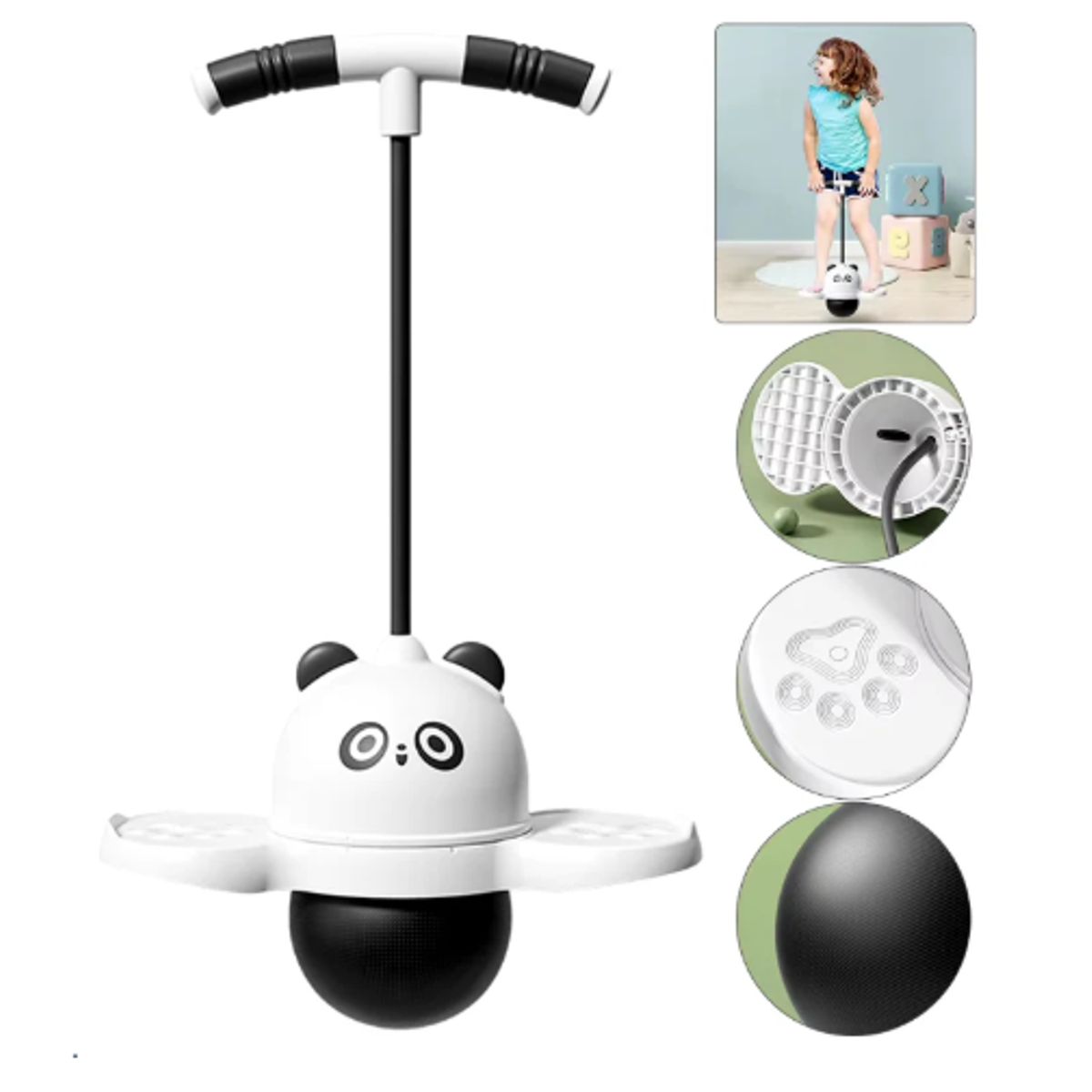 GENERICO - Jumping Saltarin Pelota Saltarina Luces Led