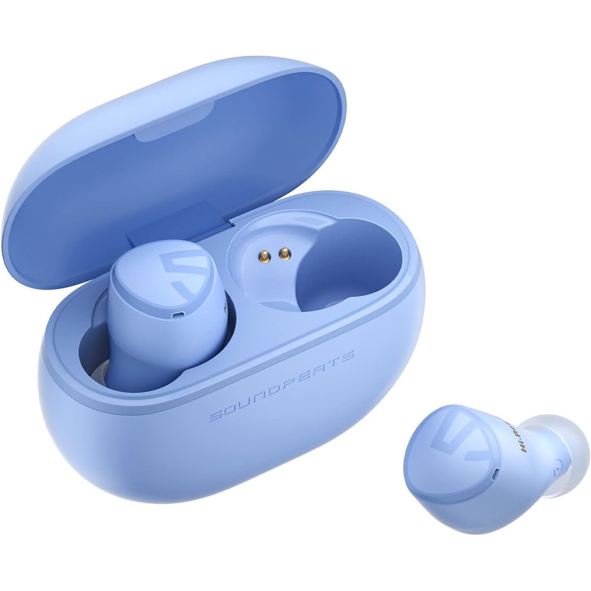 SOUNDPEATS - Audifonos Bluetooth SoundPEATS Mini HS Hi Res LDAC - Celeste