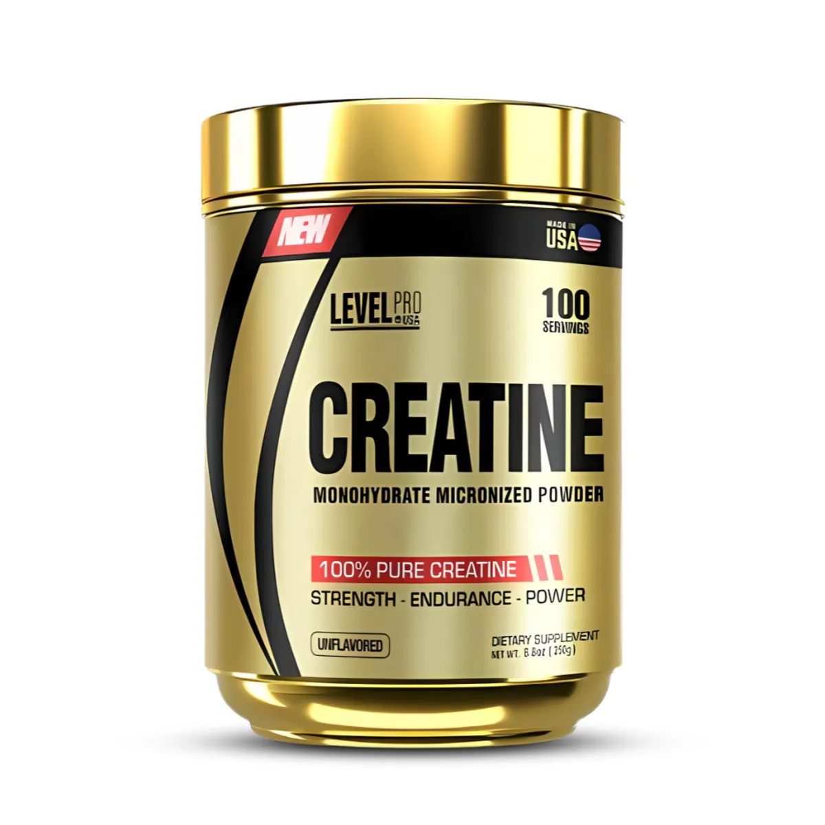LEVEL PRO - Creatina Level Pro 250 g - Creatina Monohidratada y Micronizada