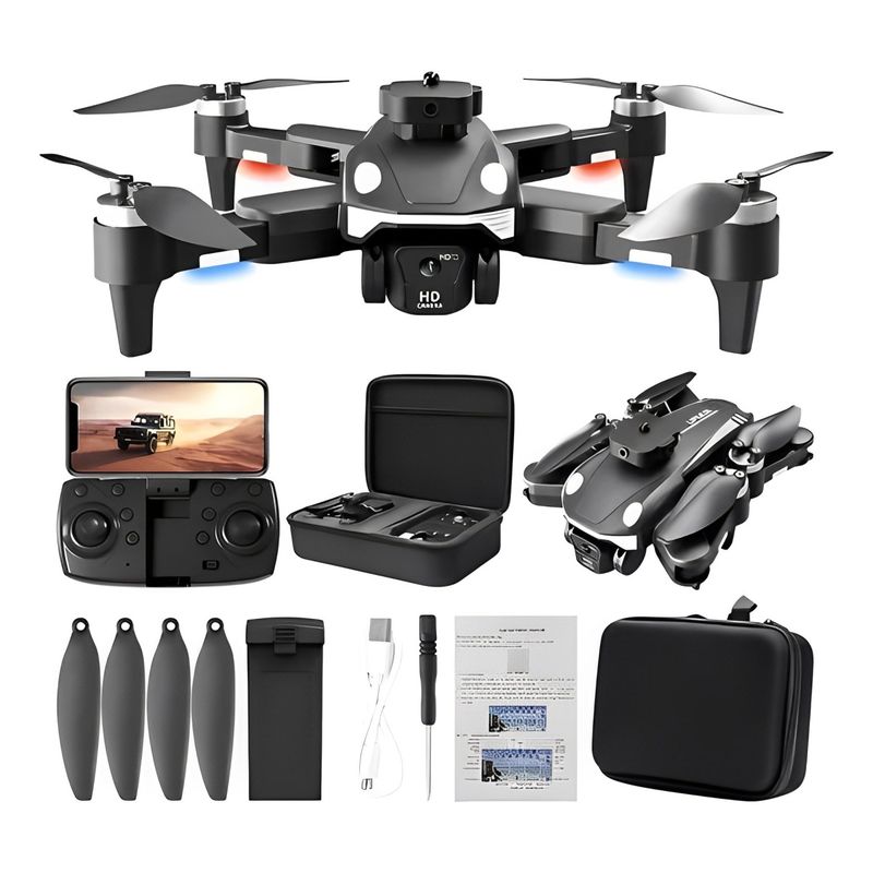 GENERICO - Dron F200 5G 4K 360 con Evitación de Obstáculos y sin Escobillas