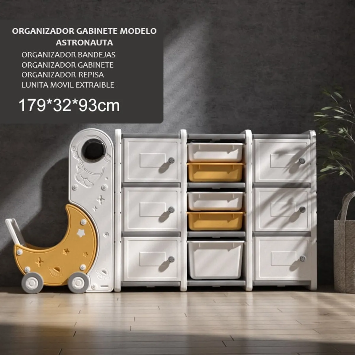 GENERICO - ORGANIZADOR DE JUGUETES ASTRONAUTA