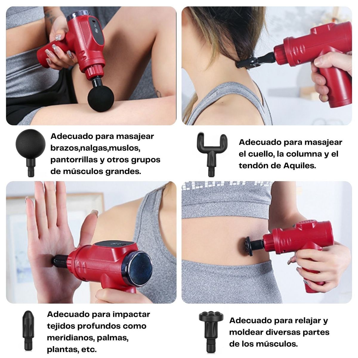 VICTORIA - Masajeador de 20 niveles de relajación para una recuperación muscular