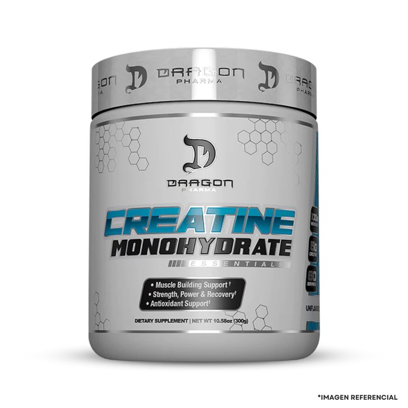 DRAG PHARMA - Creatina Dragon Pharma 300 g - Creatina Monohidratada y Micronizada