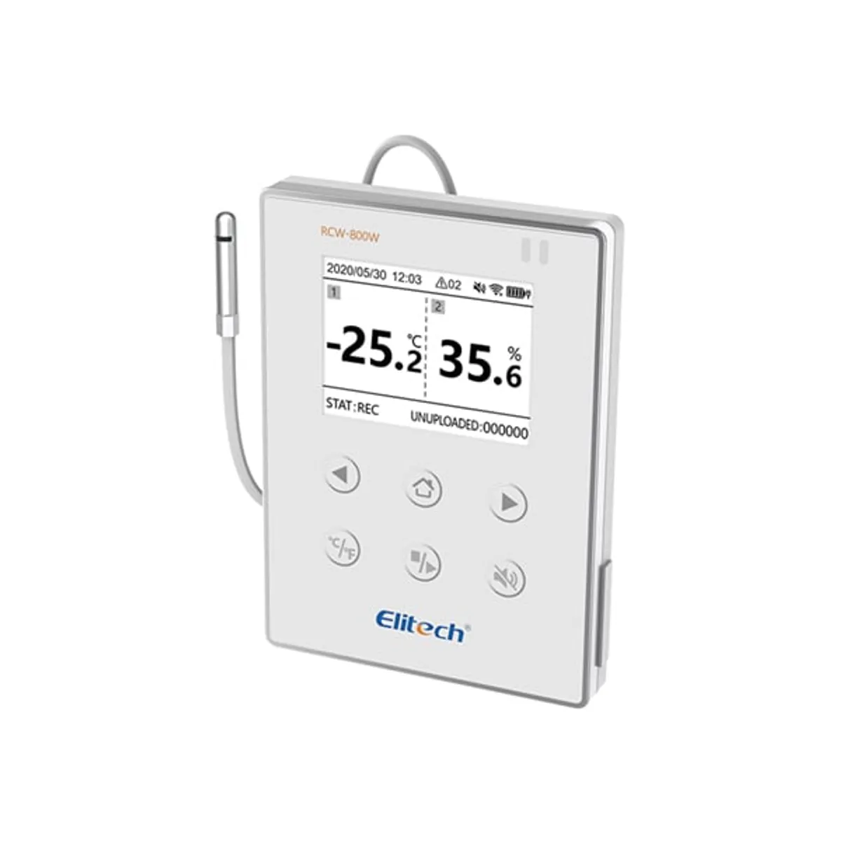 OEM - ELITECH Termometro Data Logger Digital WiFi Dual RCW-800W-TDE