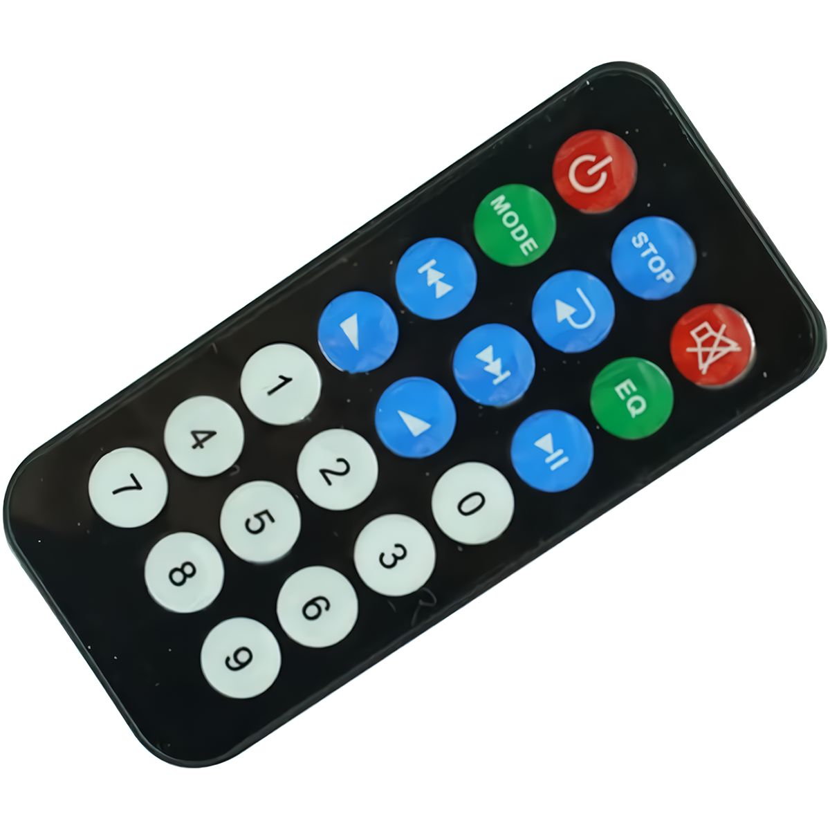 GENERICO - Mini Control Remoto Negro Compacto y Versátil Multifuncional