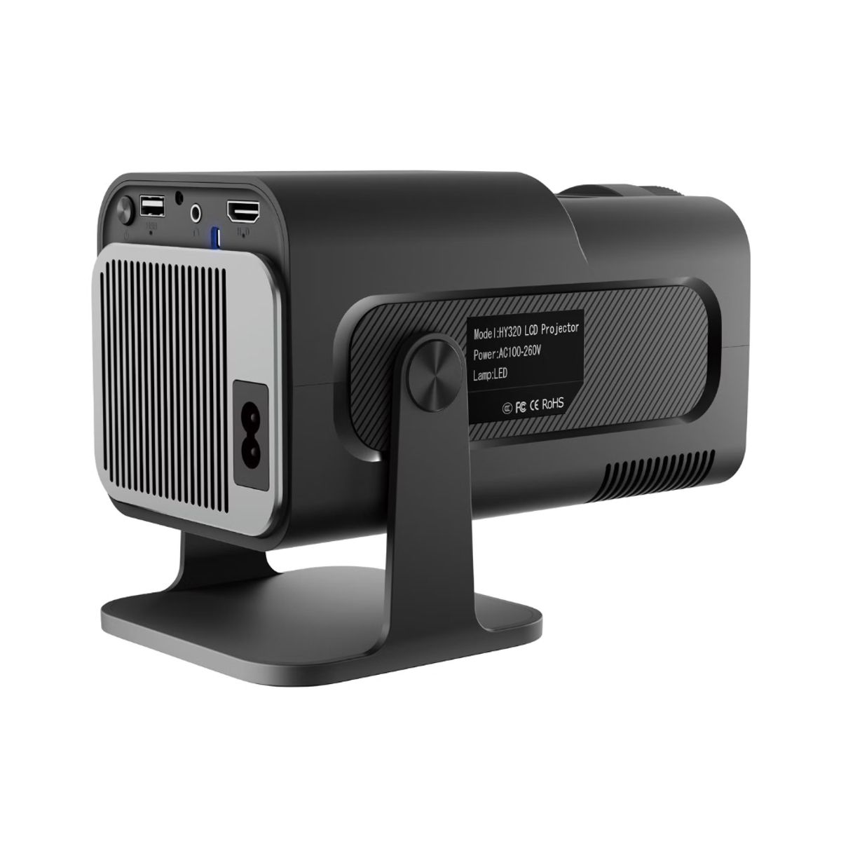 GENERICO - Proyector portatil Android hy320 Full HD, 4K 1080p Android 11