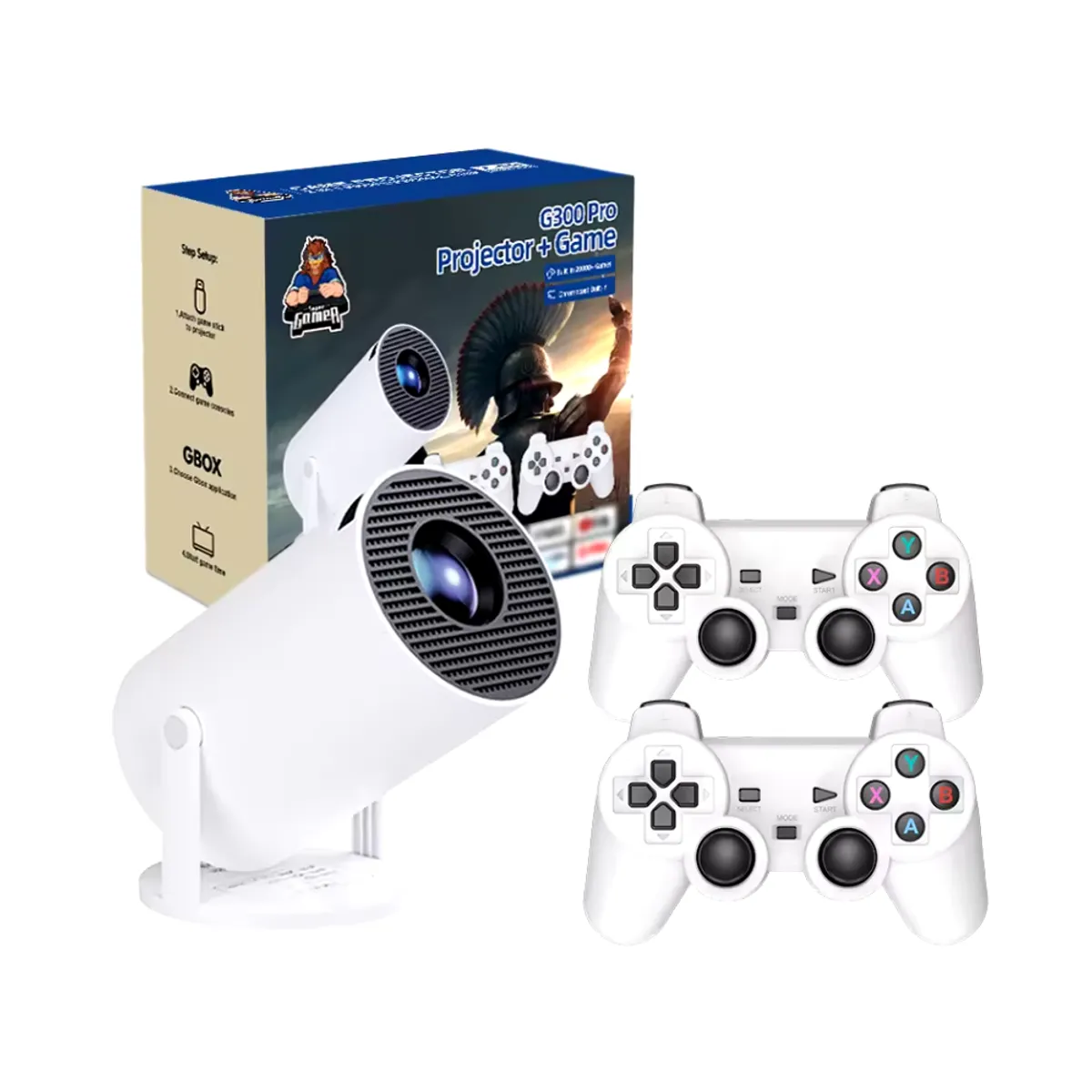 GENERICO - Mini proyector portatil 4K G300 PRO Game