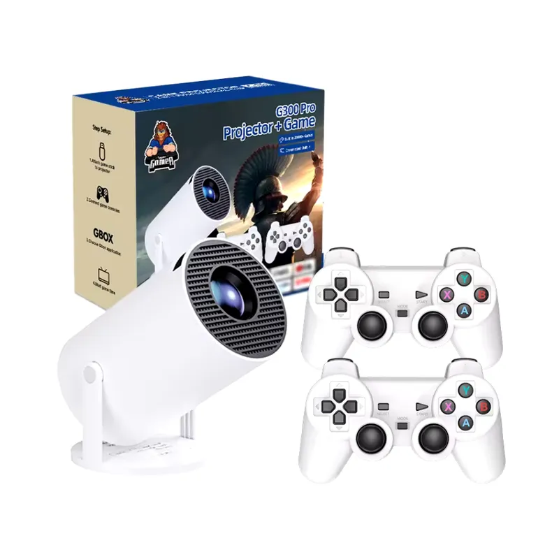 GENERICO - Mini proyector portatil 4K G300 PRO Game
