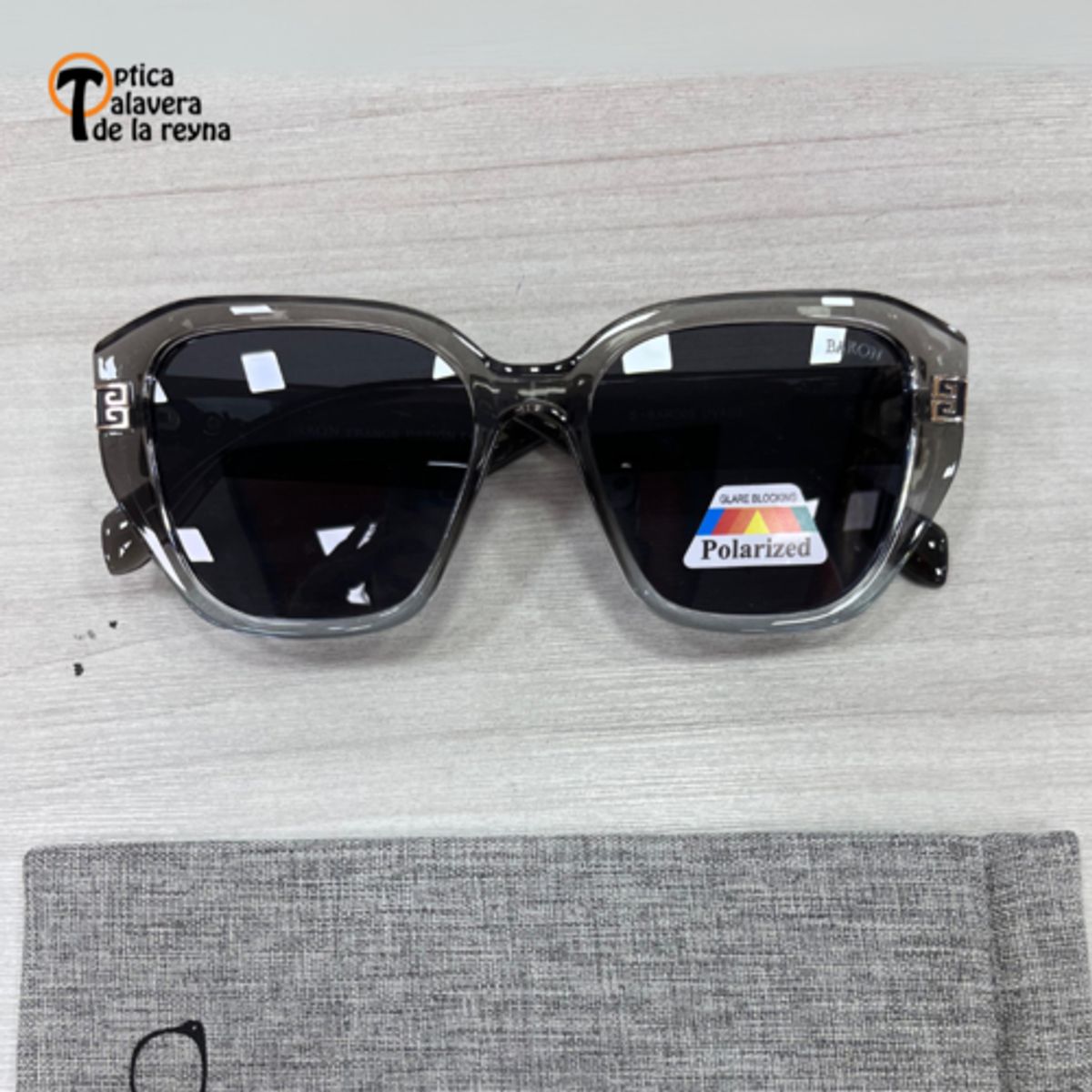 GENERICO - Lentes de Sol Tendencia Polarizado Gris Transparente