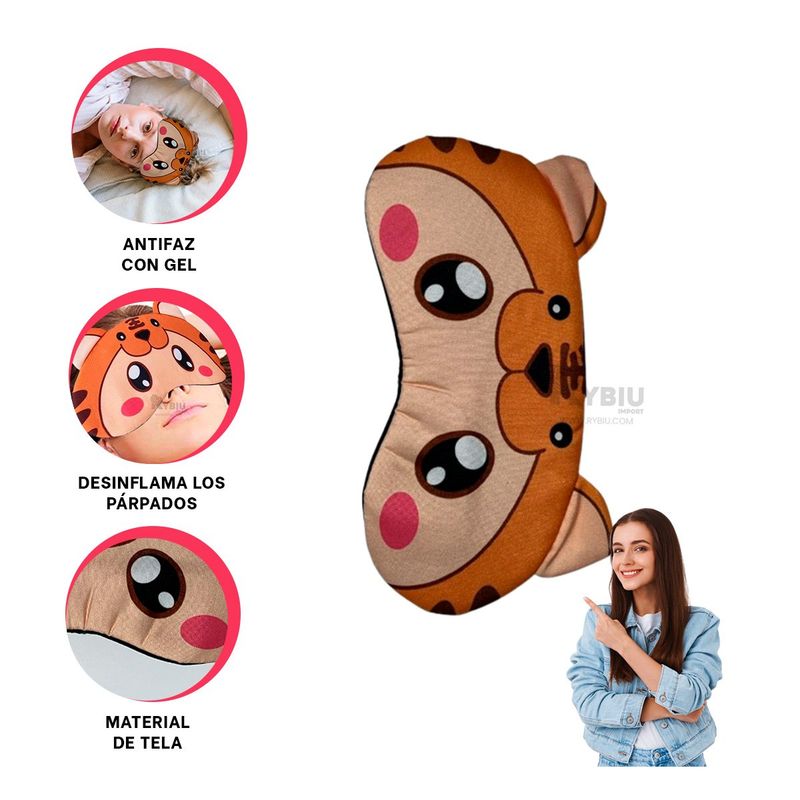 RYBIU IMPORT - Visera par Reposar Vista en Naranja Y+Banderitas Adhesivas