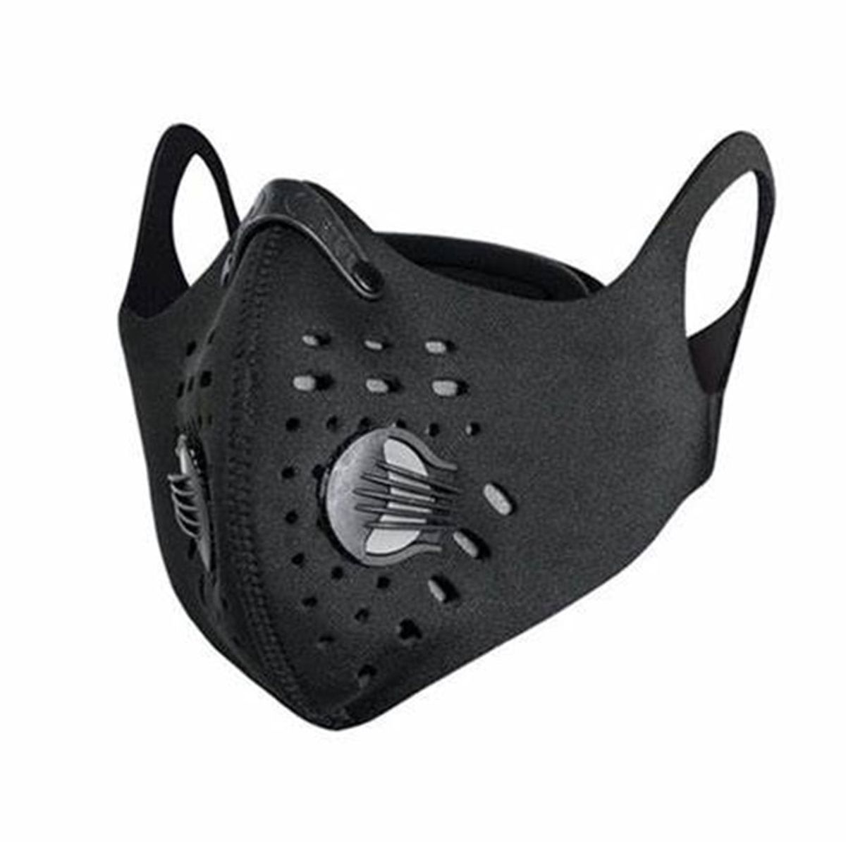 GENERICO - Mascarilla Sport Mask Black Ciclismo Negra  Deporte Genieka