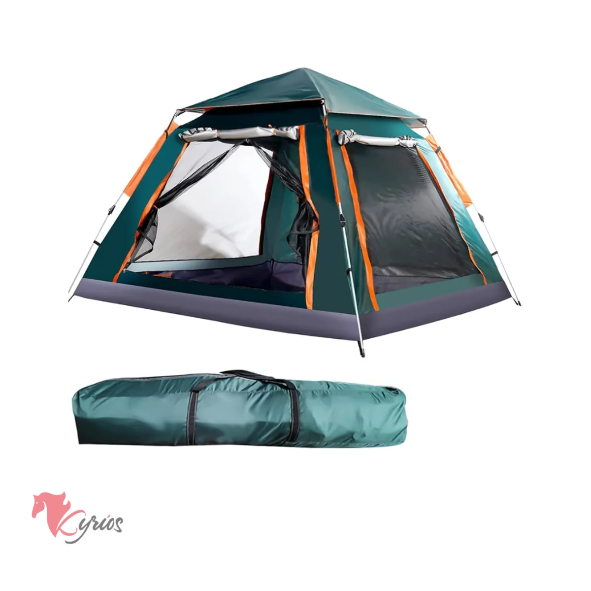 NO LOGO - CARPA CAMPING PARA 4 PERSONAS