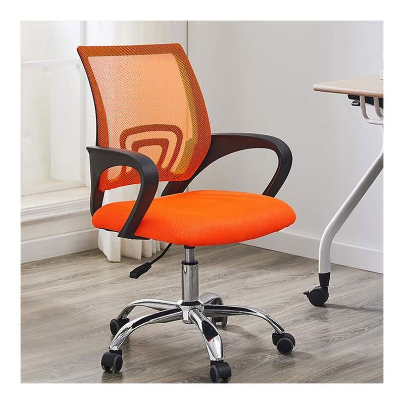 GENERICO - Silla De Oficina Escritorio Ergonómica Ejecutiva Naranja