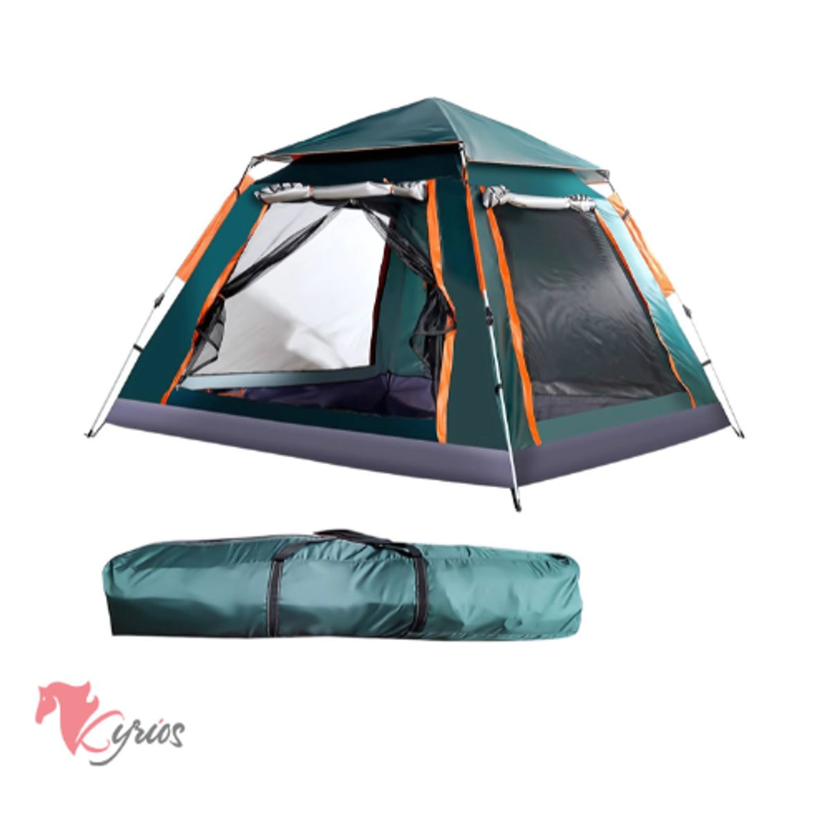 NO LOGO - CARPA CAMPING DESPLEGLABLE 6 PERSONAS