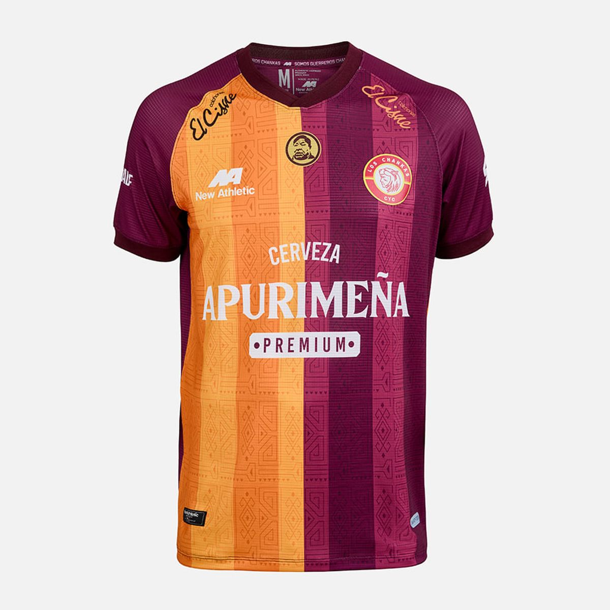 NEW ATHLETIC - Camiseta Oficial Chankas 2024 Guinda Hombre