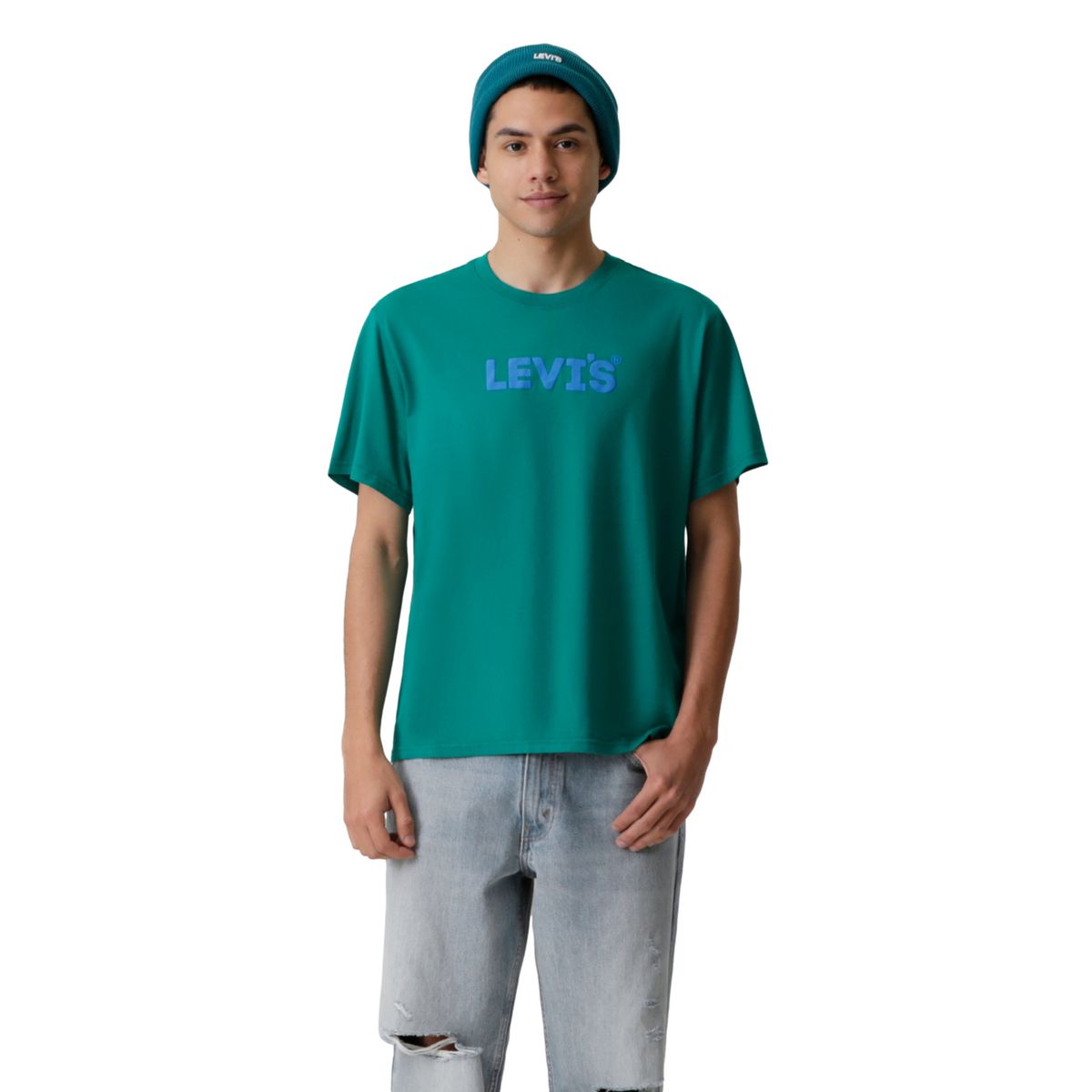 LEVIS - Polo Hombre Seasonal Graphic Tee Relaxed Verde Levis