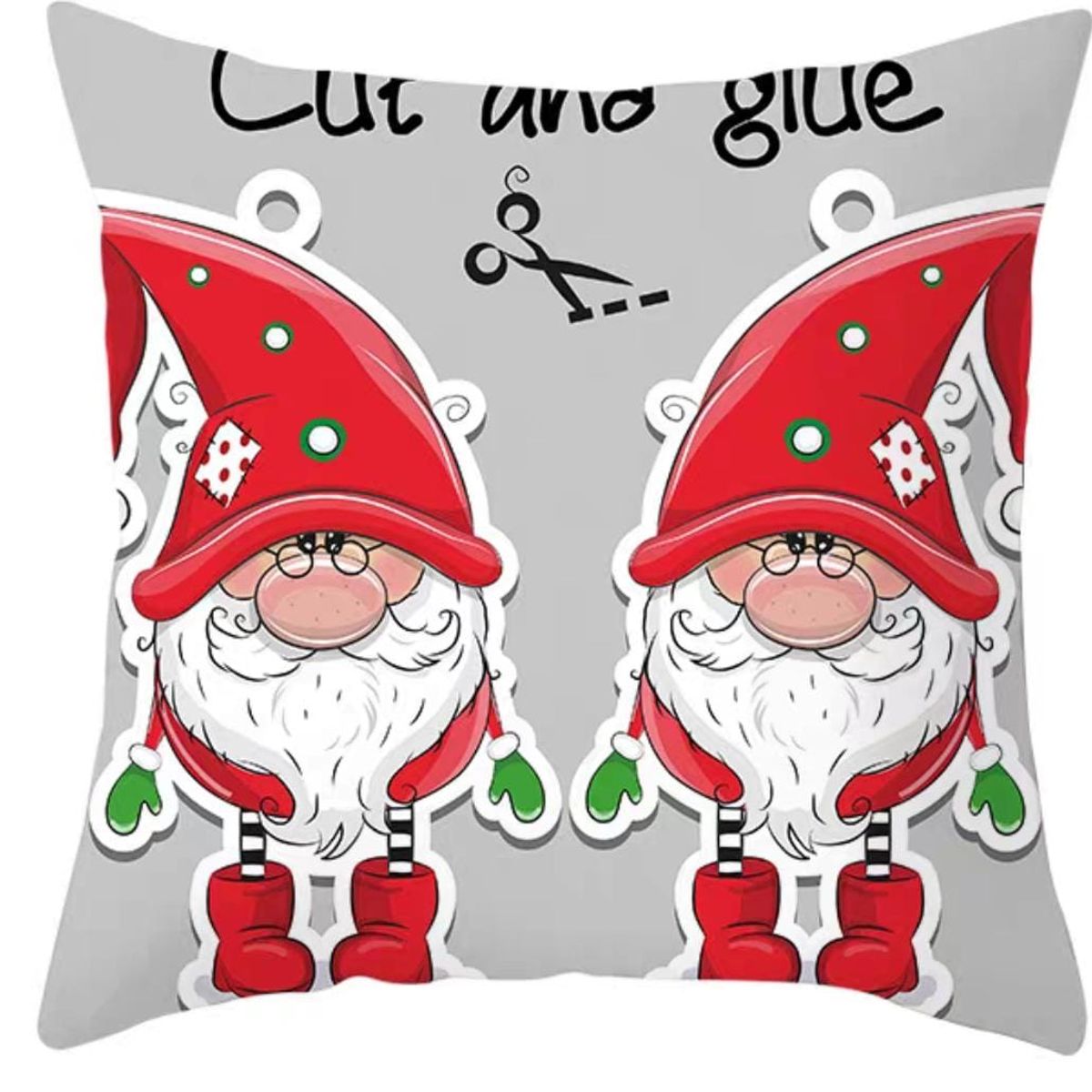 GENERICO - Funda Navideña para Cojín 40x40 cm Set de 3 Unidades