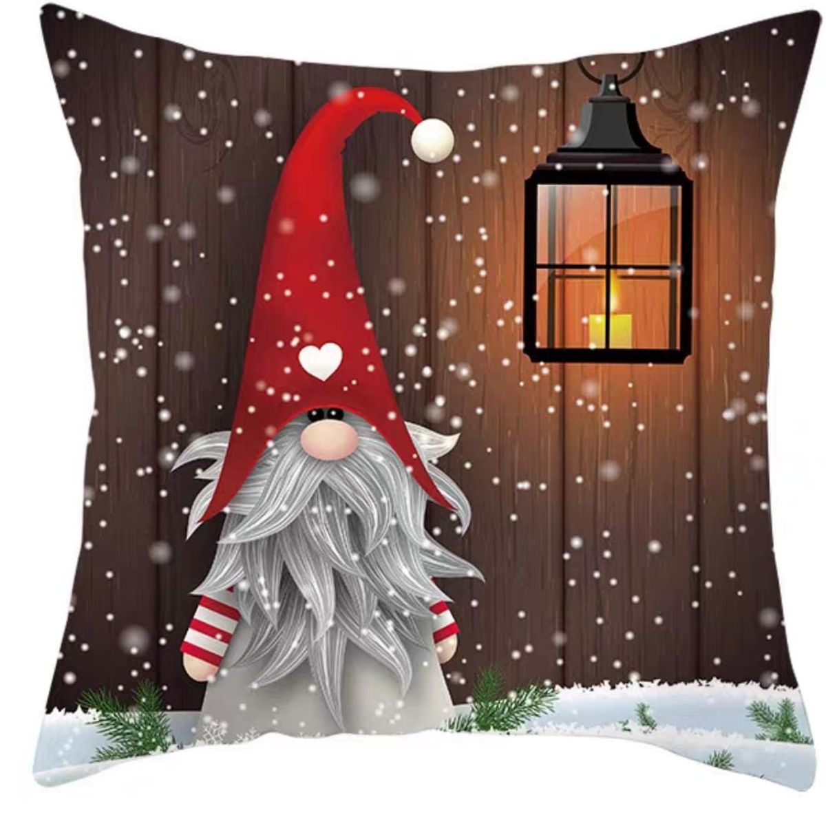 GENERICO - Funda Navideña para Cojín 40x40 cm Set de 3 Unidades