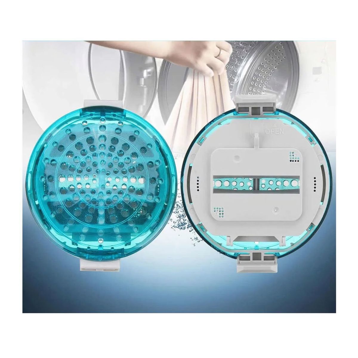 GENERICO - Filtro Atrapa Pelusas de Lavadora LG Redondo X2