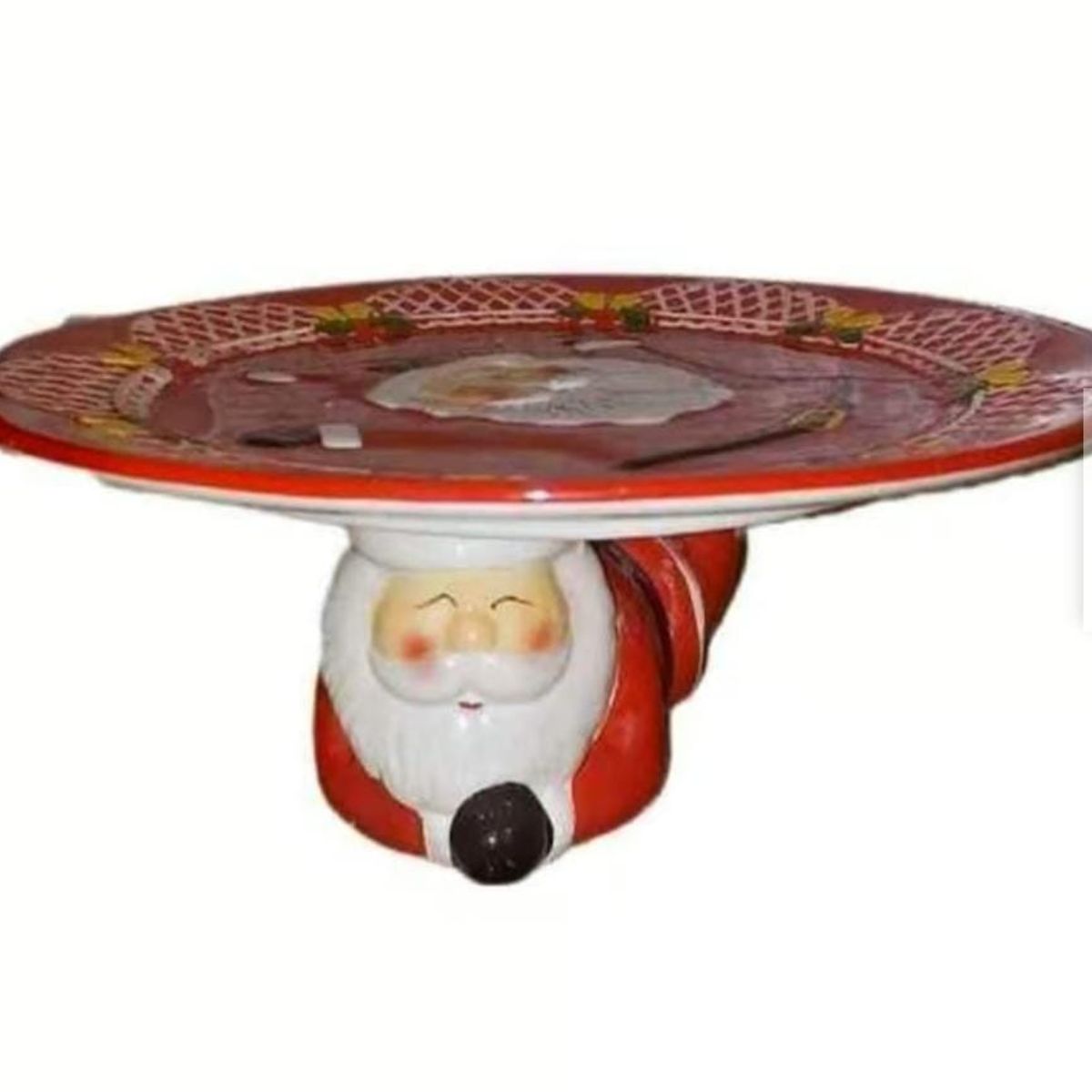 GENERICO - Porta Paneton Navideño con diseño de Papa Noel