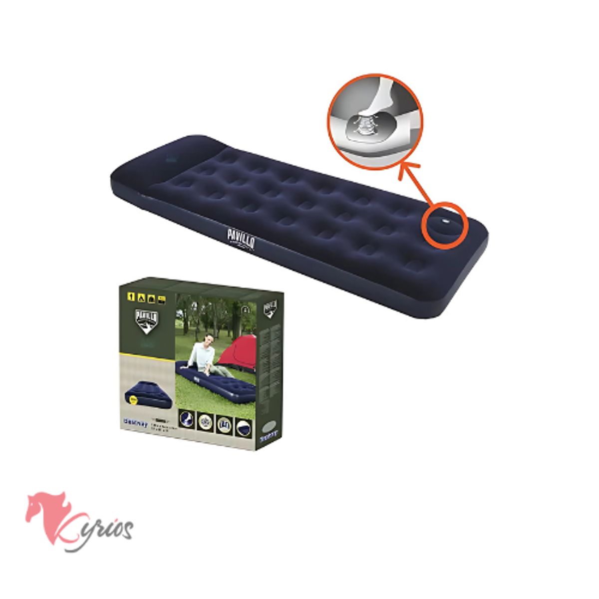 NO LOGO - COLCHON INFLABLE DE 1 PLAZA