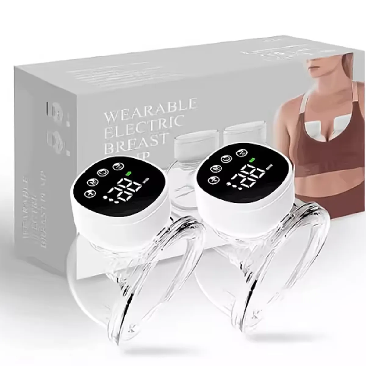 GENERICO - EXTRACTOR DE LECHE DOBLE ELECTRICO MANOS LIBRES