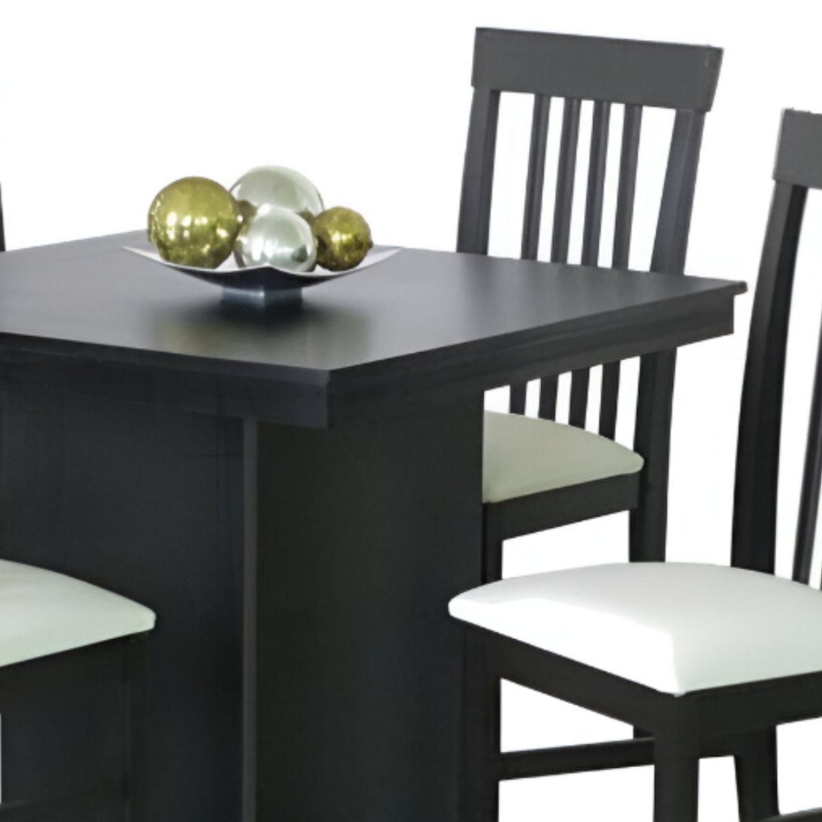 HOGAR & SPACIOS - HYS COMEDOR 4 SILLAS COLONY BLANCO