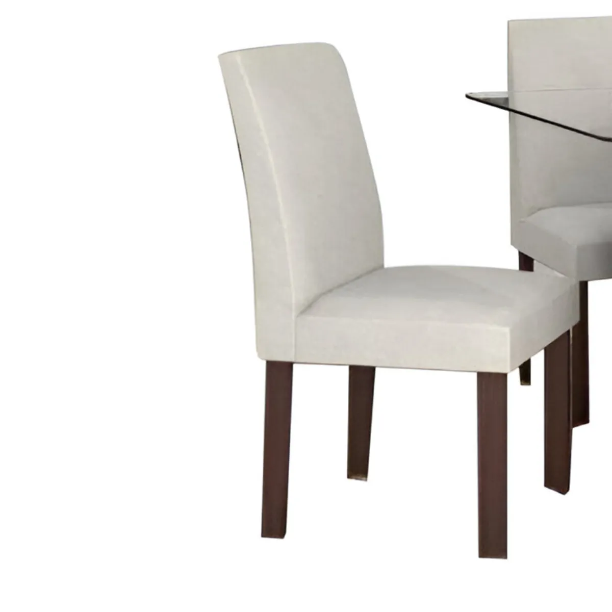 HOGAR & SPACIOS - HYS COMEDOR 4 SILLAS CHAMPAGNE BEIGE
