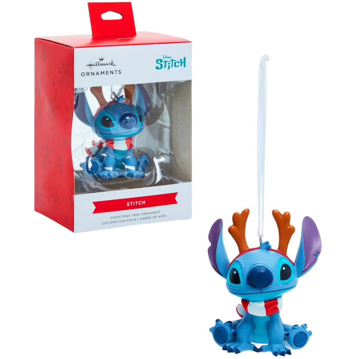 HALLMARK - Stitch - Adorno de Navidad Ornamento - Lilo y Stitch Holiday