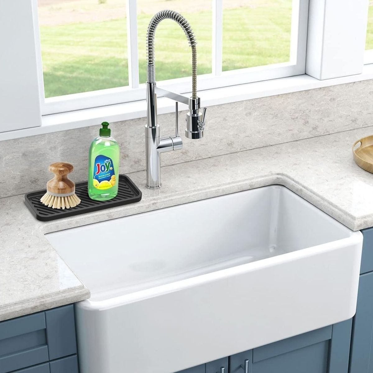 HOGARMAS - Bandeja Organizadora de Silicona Negro