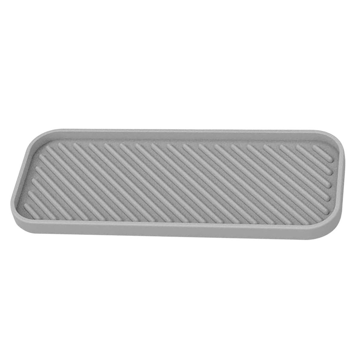 HOGARMAS - Bandeja Organizadora de Silicona Gris