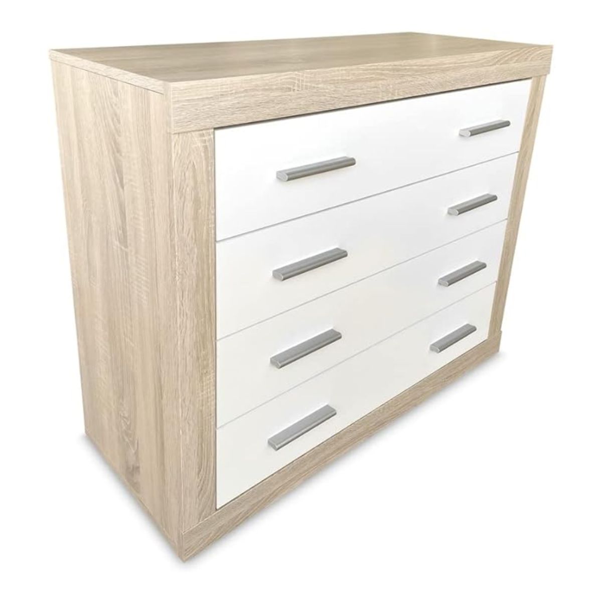 HOGAR & SPACIOS - HYS COMODA 4 CAJONES URBICA BLANCO