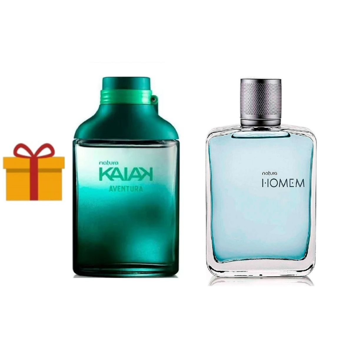 NATURA - kaiak aventura 100ml + Homem clasico 100ml + regalo Natura
