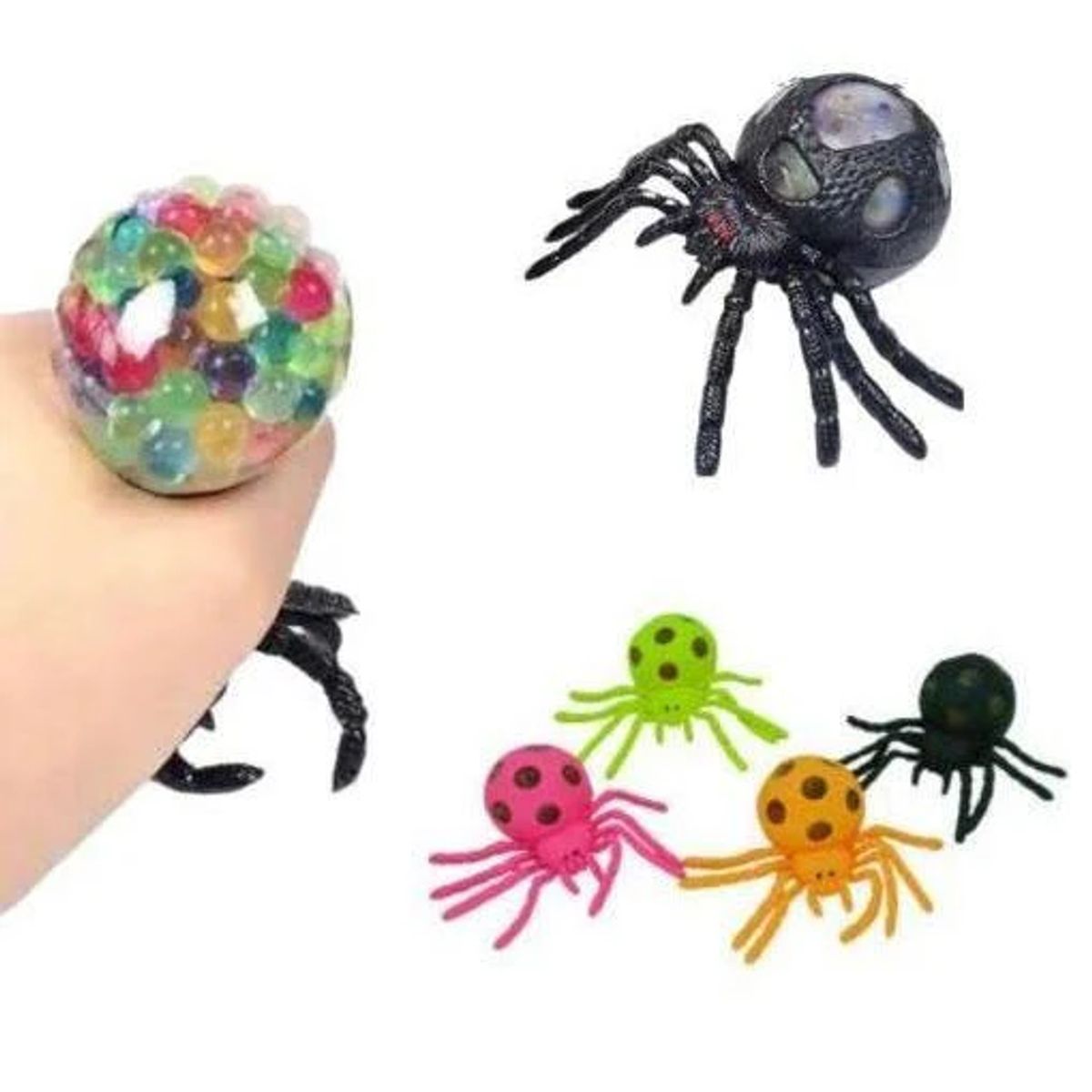 GENERICO - Pack x 2 Squishys arañas