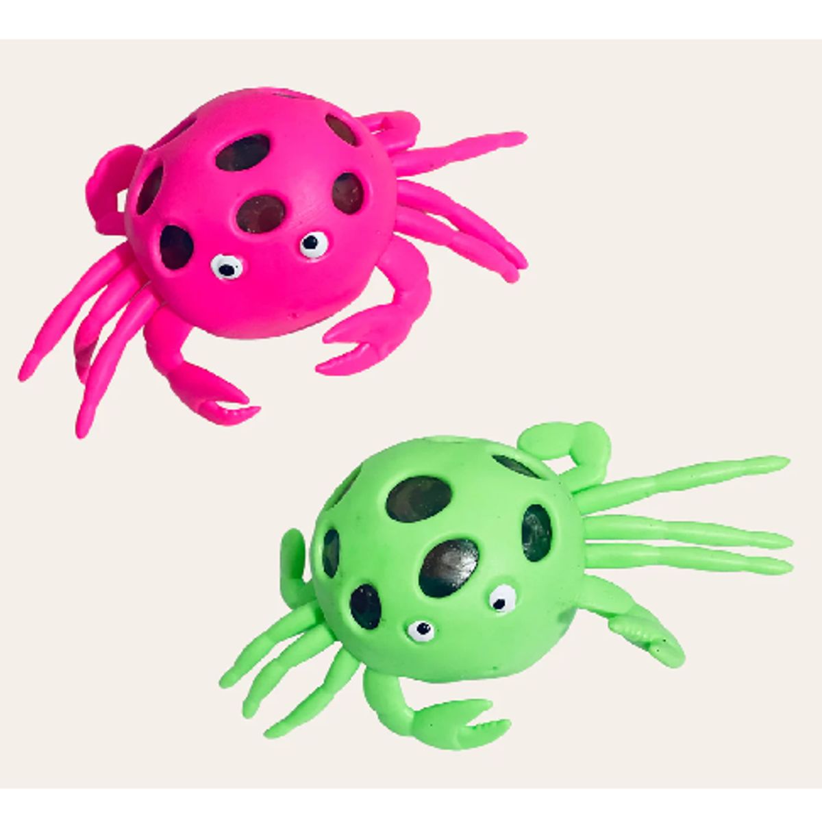 GENERICO - Pack x 2 Squishys cangrejos