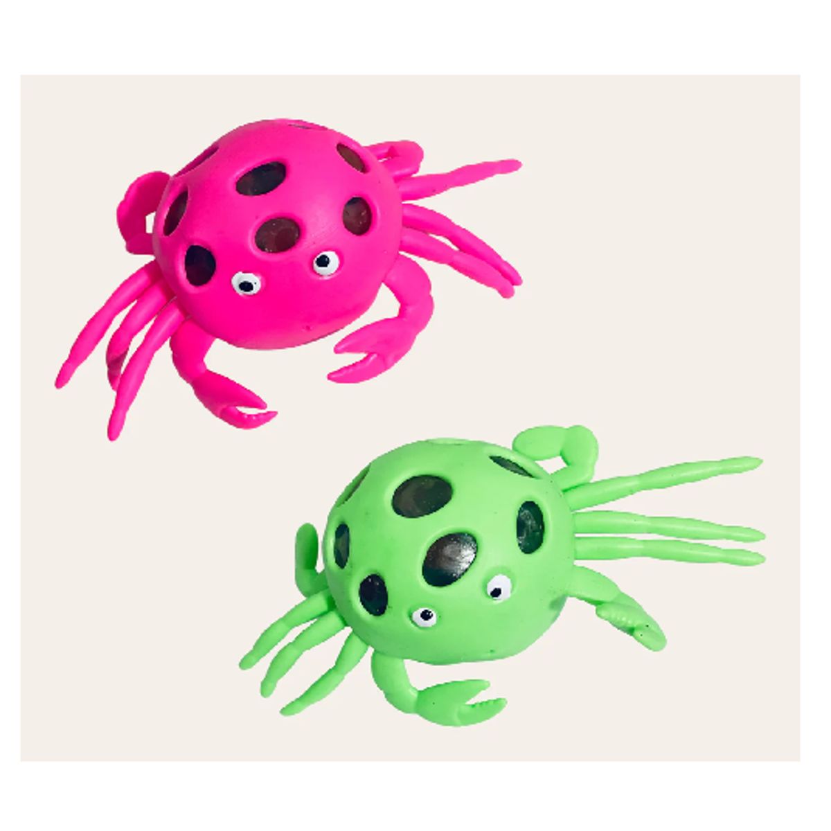 GENERICO - Pack x 2 Squishys cangrejos