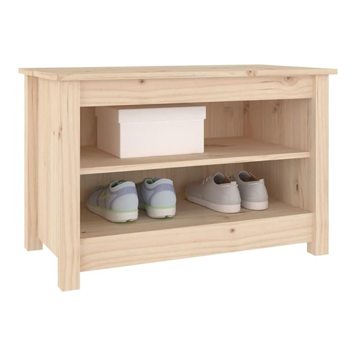 HOGAR & SPACIOS - HYS ZAPATERA NARLY 4 ZAPATOS ALMENDRA