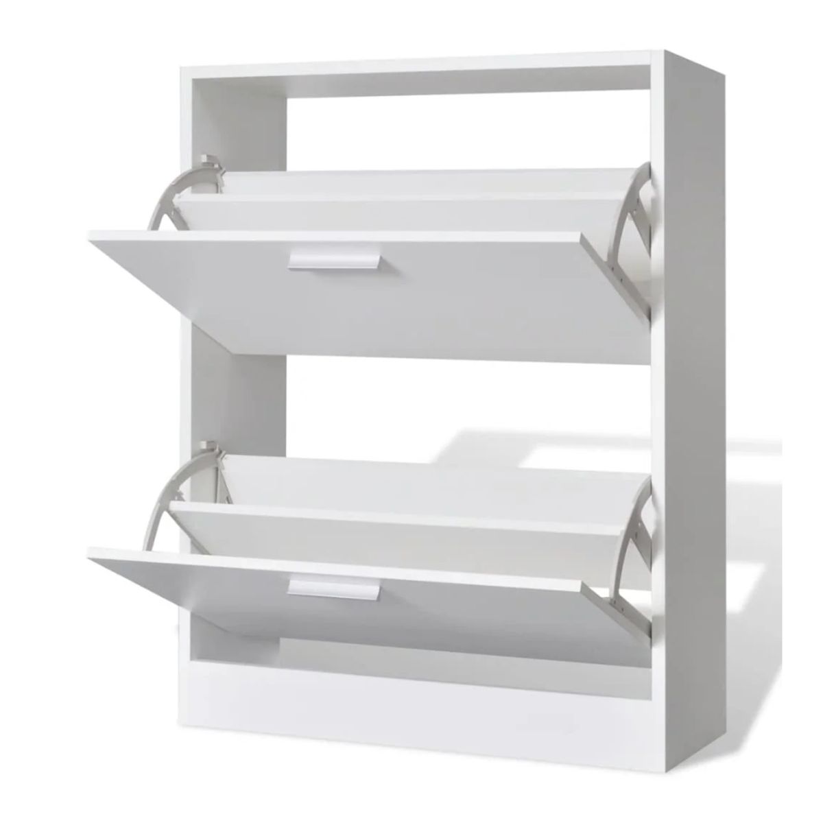 HOGAR & SPACIOS - HYS ZAPATERA MARCCI 12 ZAPATOS GRIS CLARO