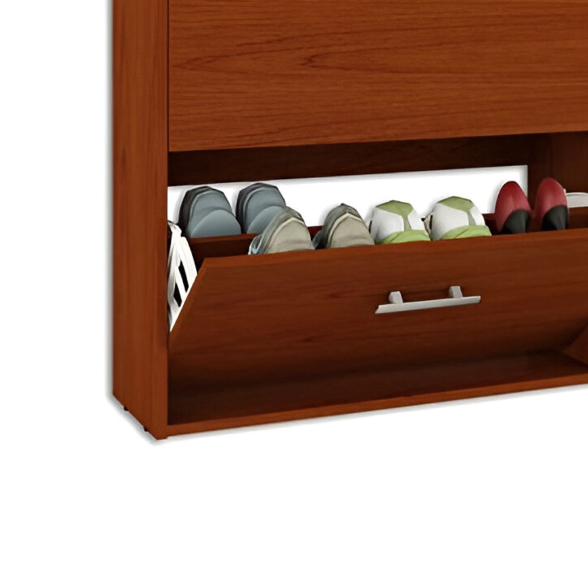 HOGAR & SPACIOS - HYS ZAPATERA JASSU 12 ZAPATOS MARRON