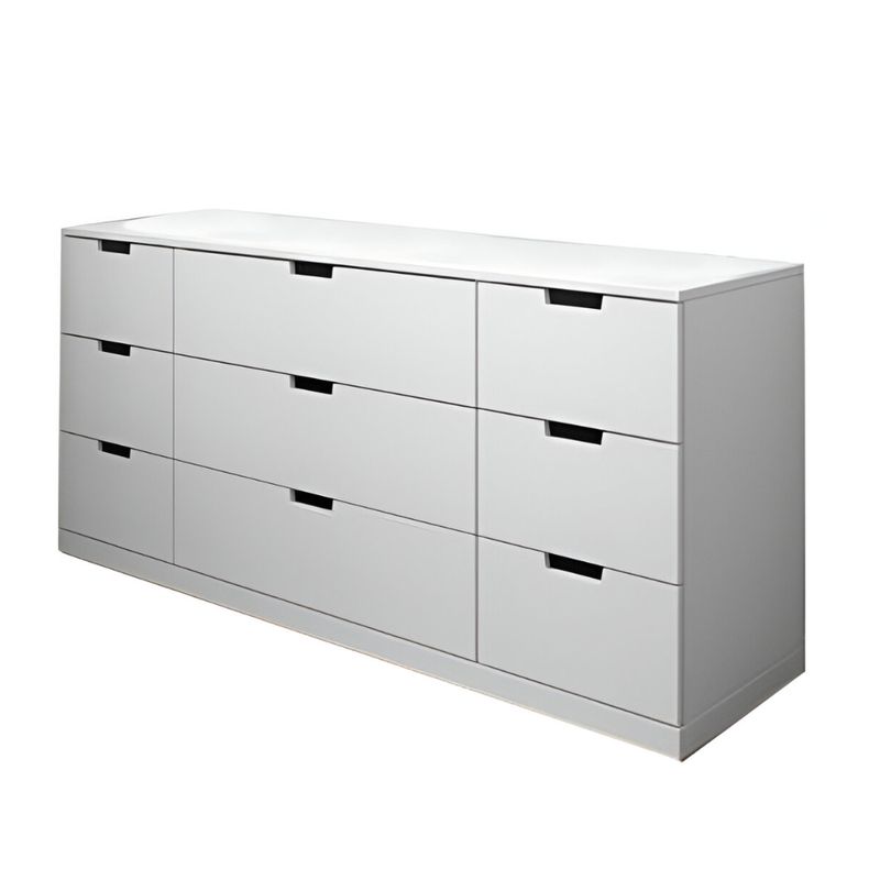 HOGAR & SPACIOS - HYS COMODA 9 CAJONES BANNY BLANCO